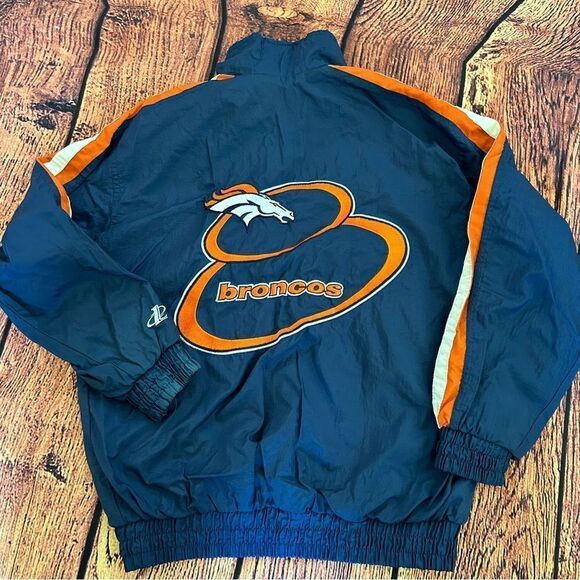 Youth Logo‎ Athletic NFL Pro Line Denver Broncos WindbreakerJacket Size M - Picture 11 of 12